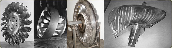 Wasserturbinenräder